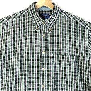 Vintage Pendleton Mens Shirt Plaid Cotton‎ Button Down 90s Grandpa Core Grunge